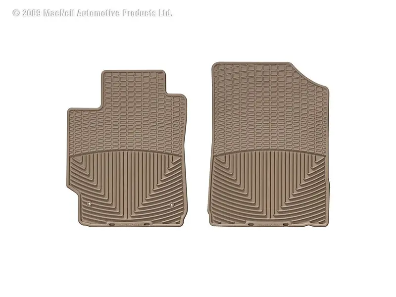 Weathertech W71Tn All-Weather Front Floor Mats In Tan 1