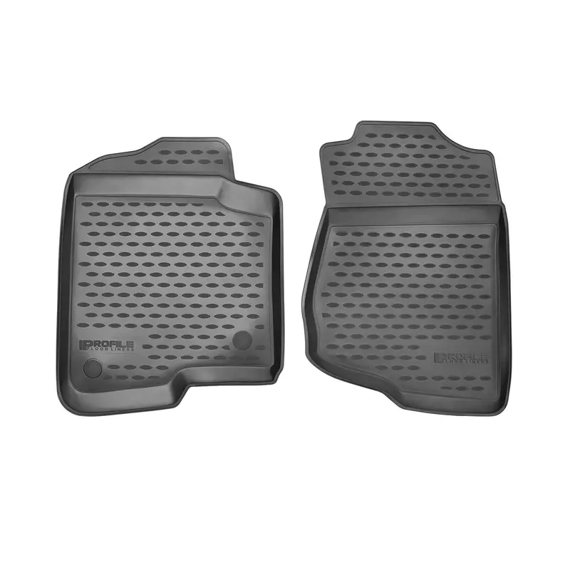 Westin Profile Floor Liners — Front Pair, Black, Custom-Fit Protection 1