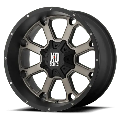 Xd Off-Road Xd825 Machined Black Alloy Wheel – 20X10, 8X6.5 Bolt Pattern, -24Mm Offset 1