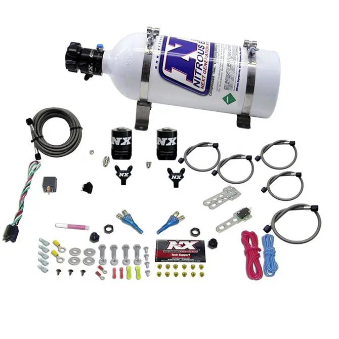 Nitrous Express 20816-05 Dual-Nozzle Efi Nitrous System – Bmw-Compatible, 50–300 Hp, Includes 5Lb Bottle 1